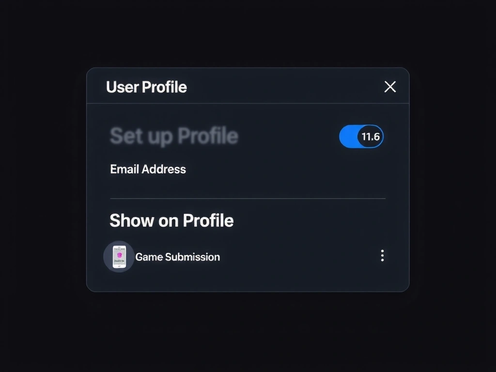 Dashboard Interface with Data Controls